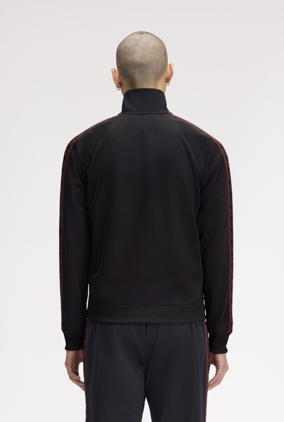 Contrast track Jacket nera