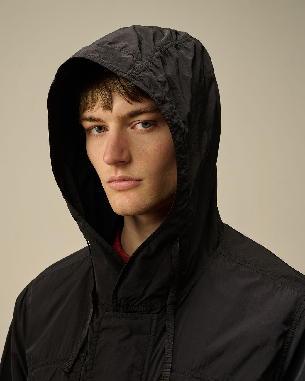 Chrome-R Hooded Lens jacket blu navy
