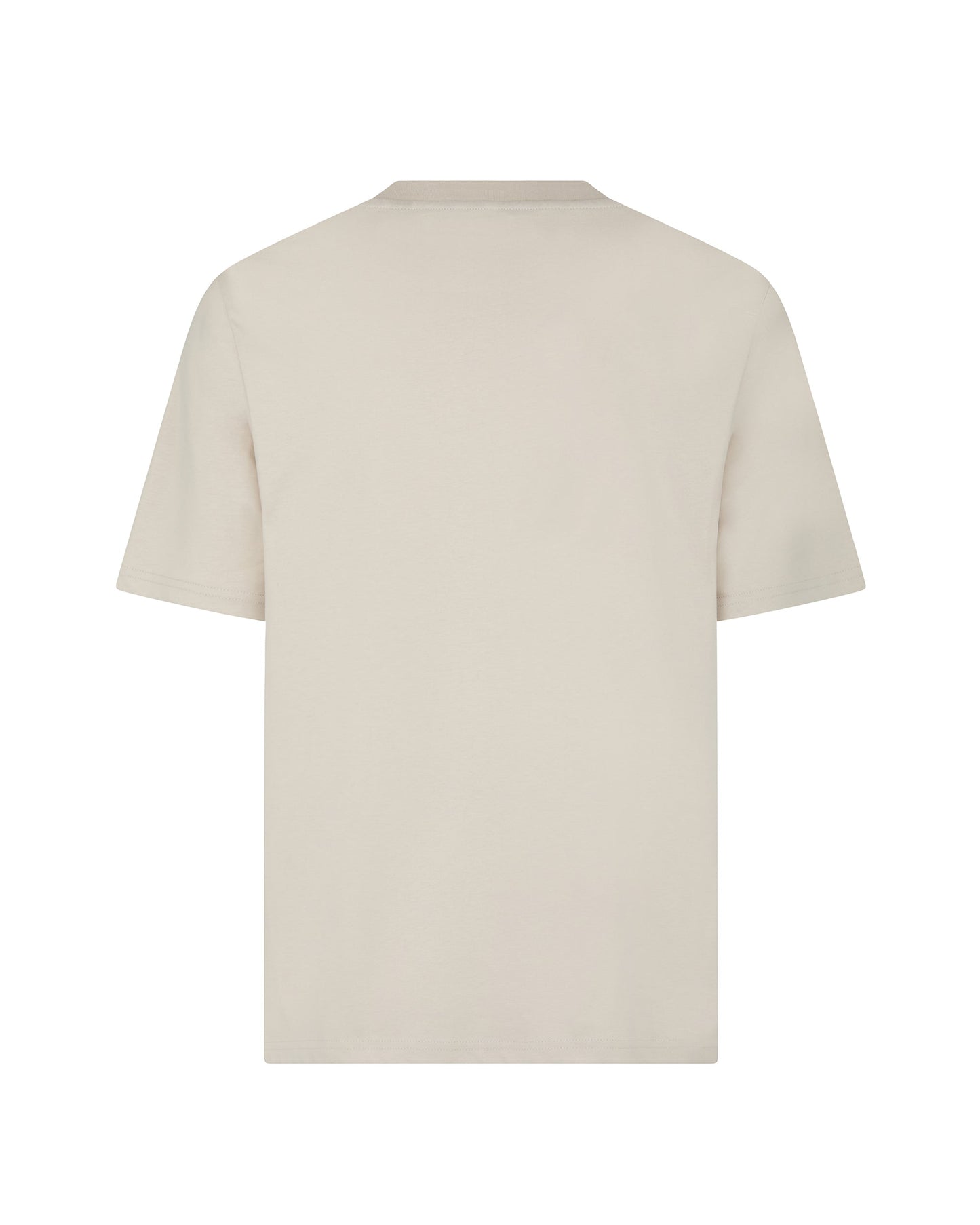 Badge t-shirt beige