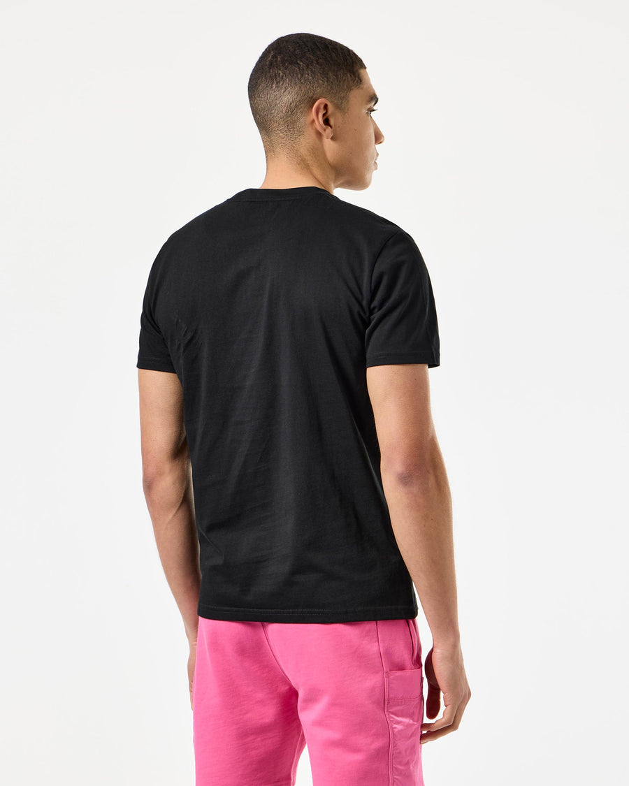 T-shirt bagliore nera