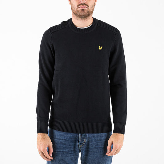 Maglione Shoulder detail jumper nero