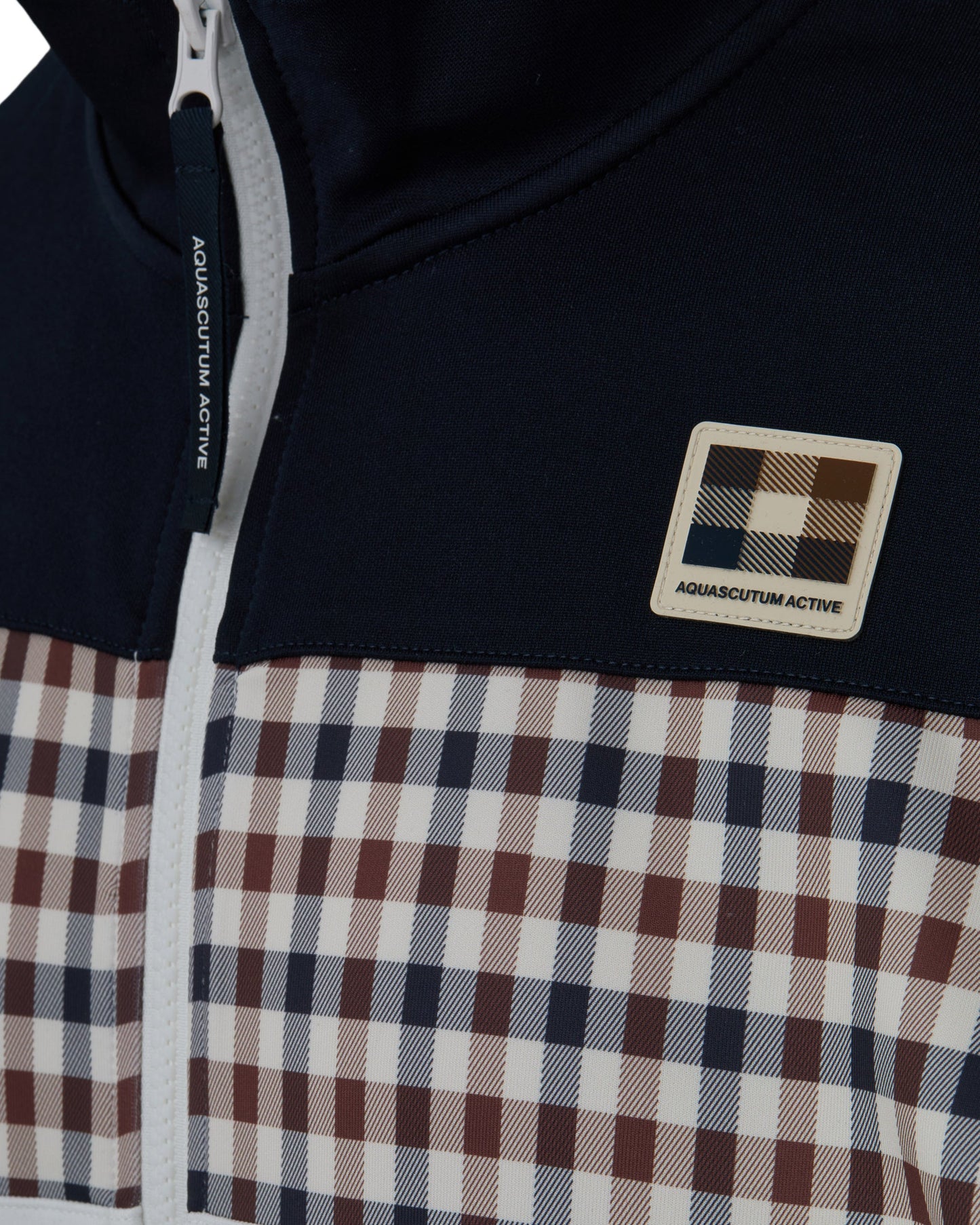 Stripes track top navy