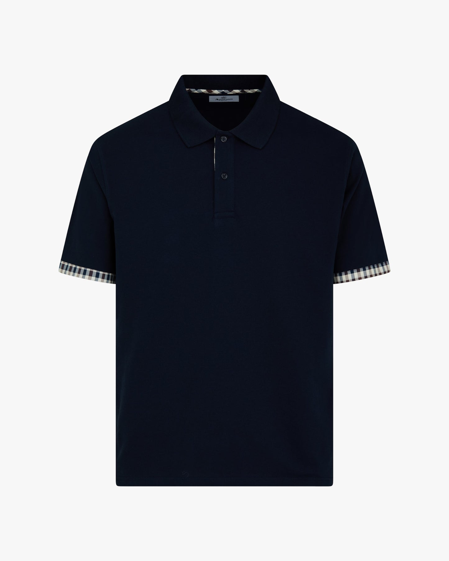 Stretch sleeves polo navy