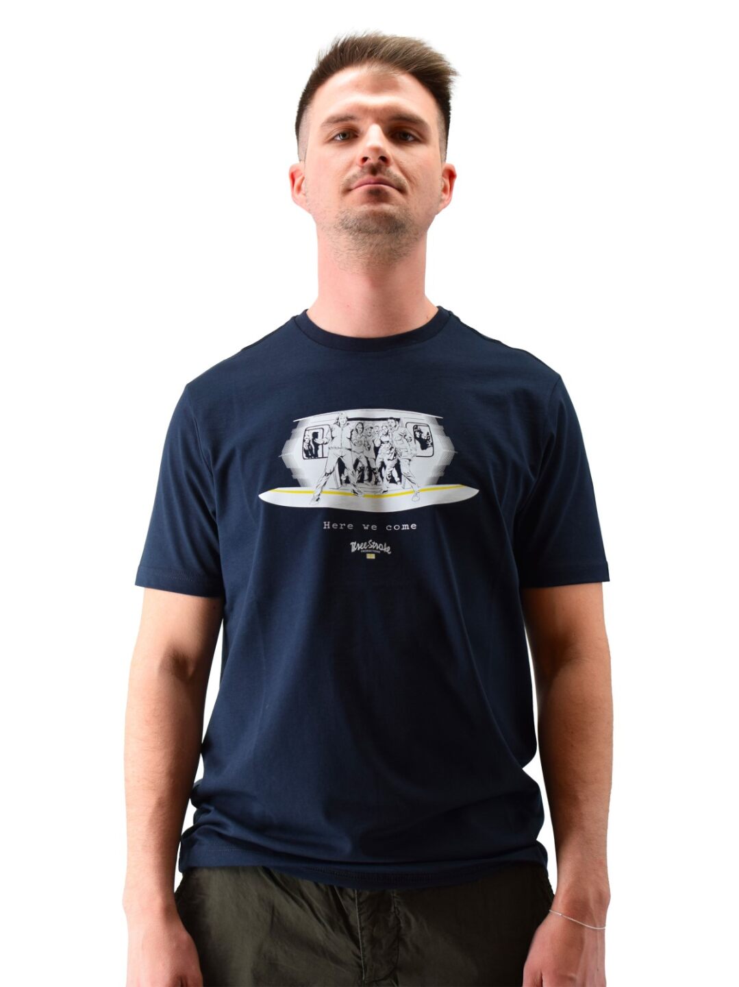 T-shirt here we come navy