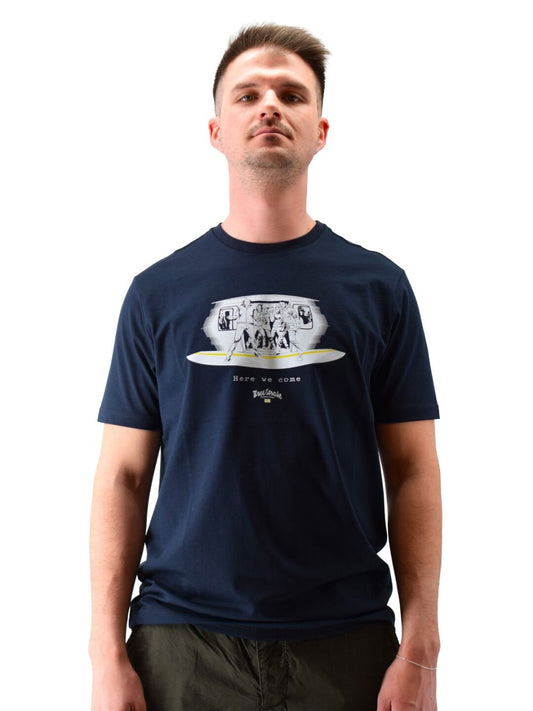 T-shirt here we come navy