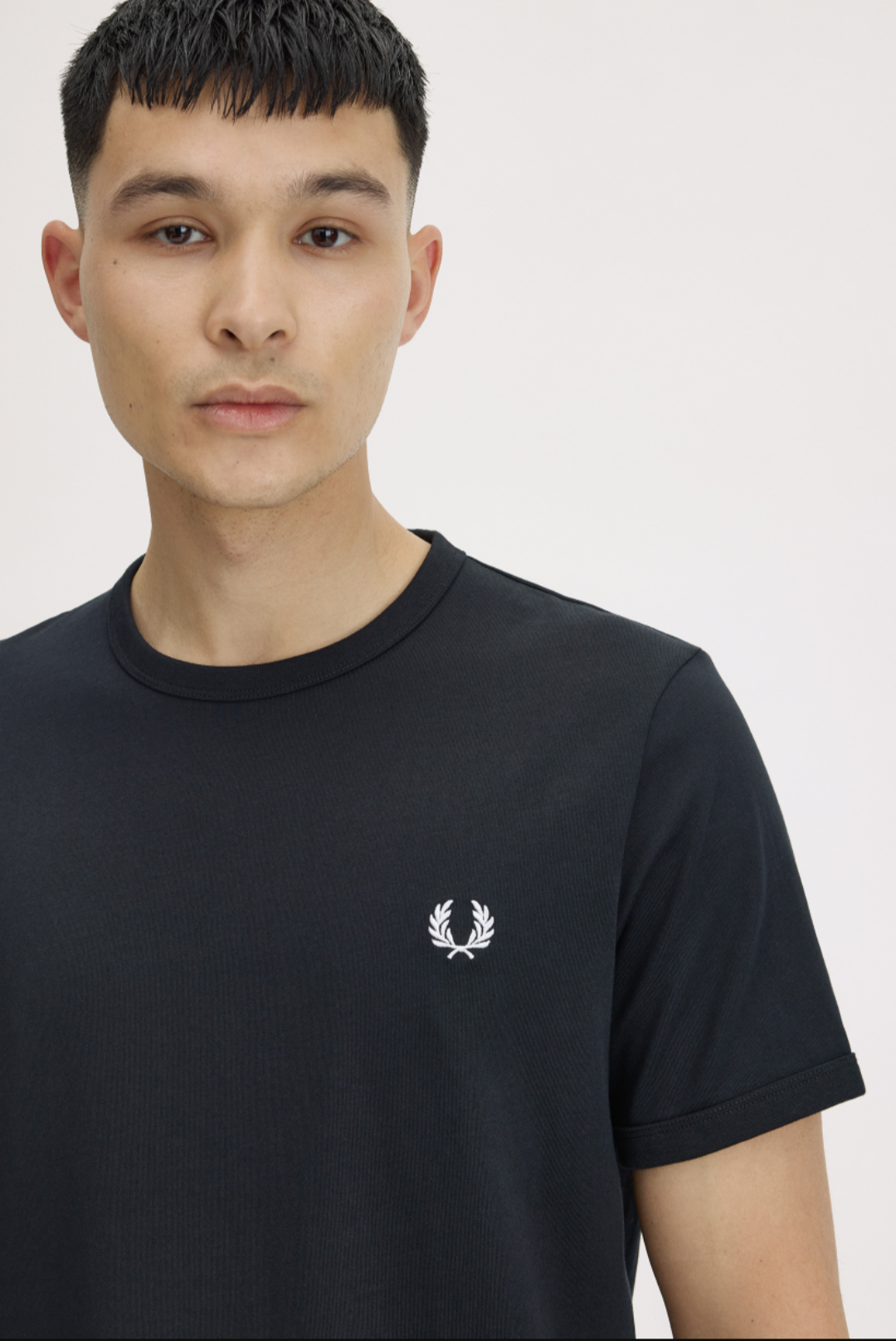 Ringer t-shirt nera