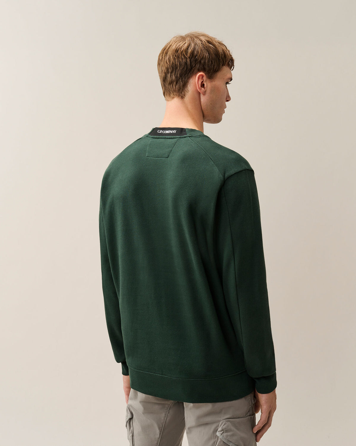 Diagonal raised fleece sweatshirt ponderosa pine