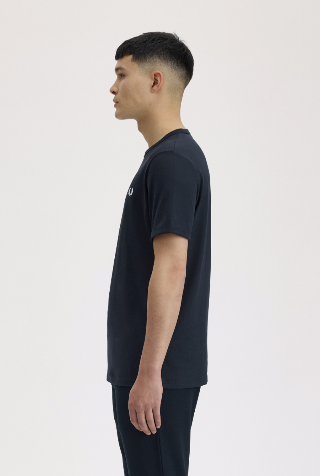 Ringer t-shirt navy