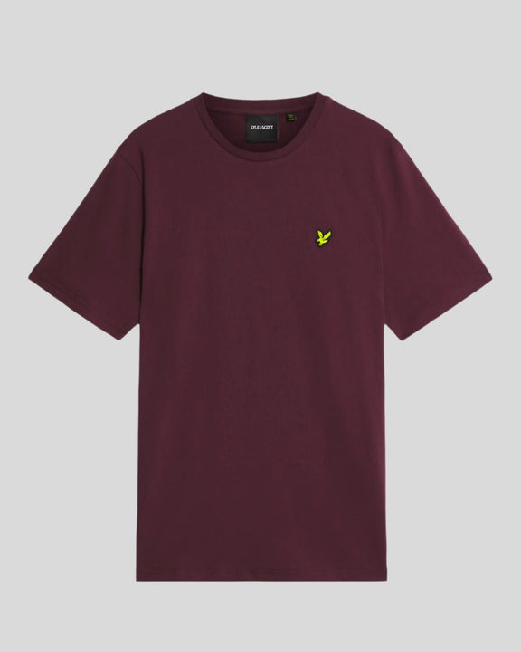 Plain t-shirt burgundy