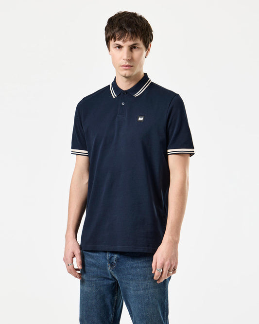 Polo Levanto blu navy/alabastro