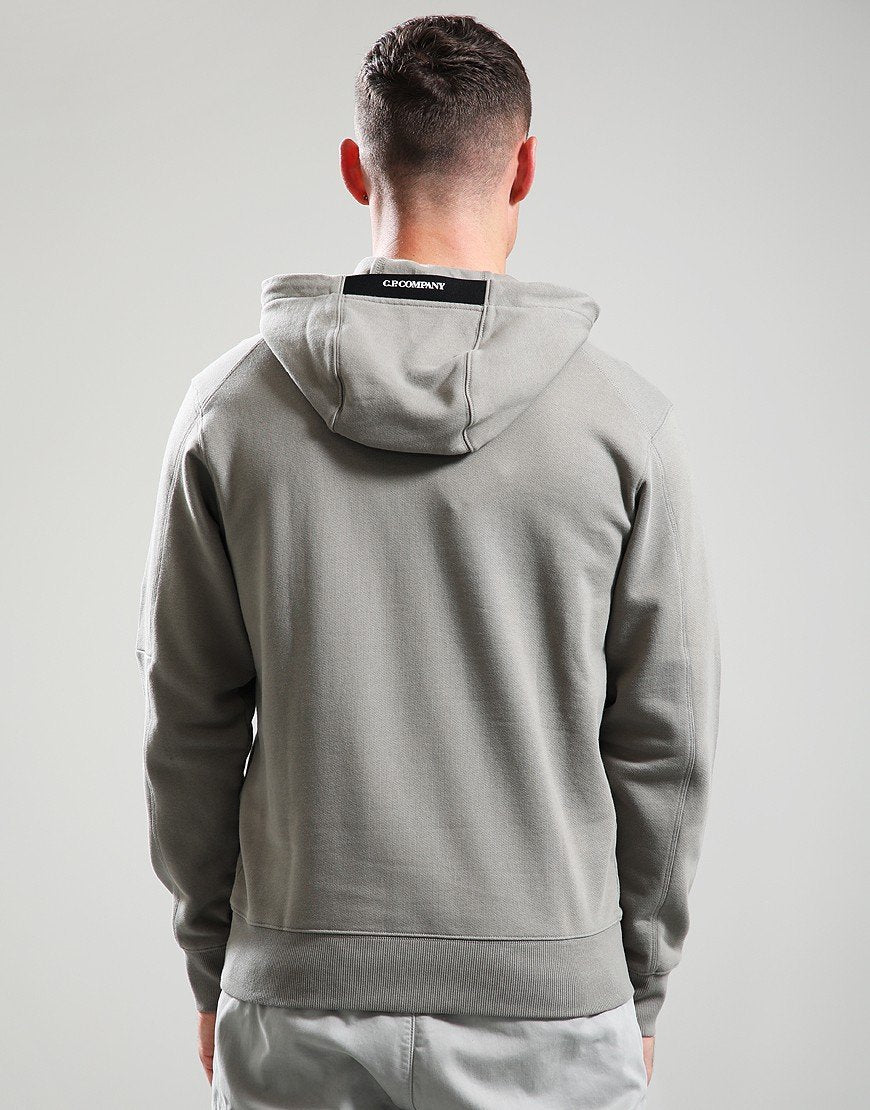 Hooded Diagonal Raised Fleece Fallen rock