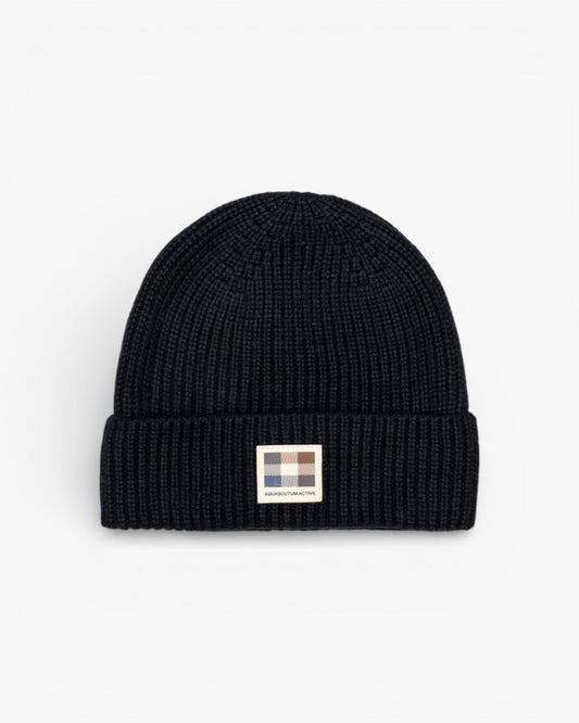 Cuffia Rubber patch nera
