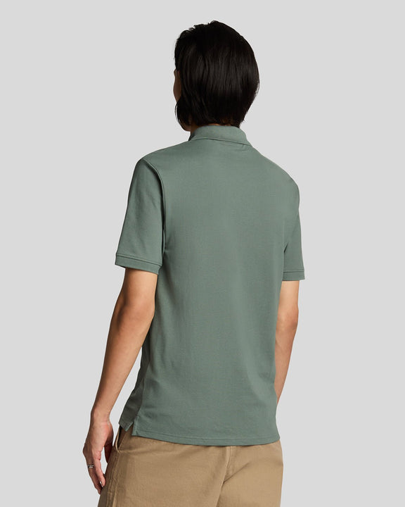Plain Polo Mercurial green