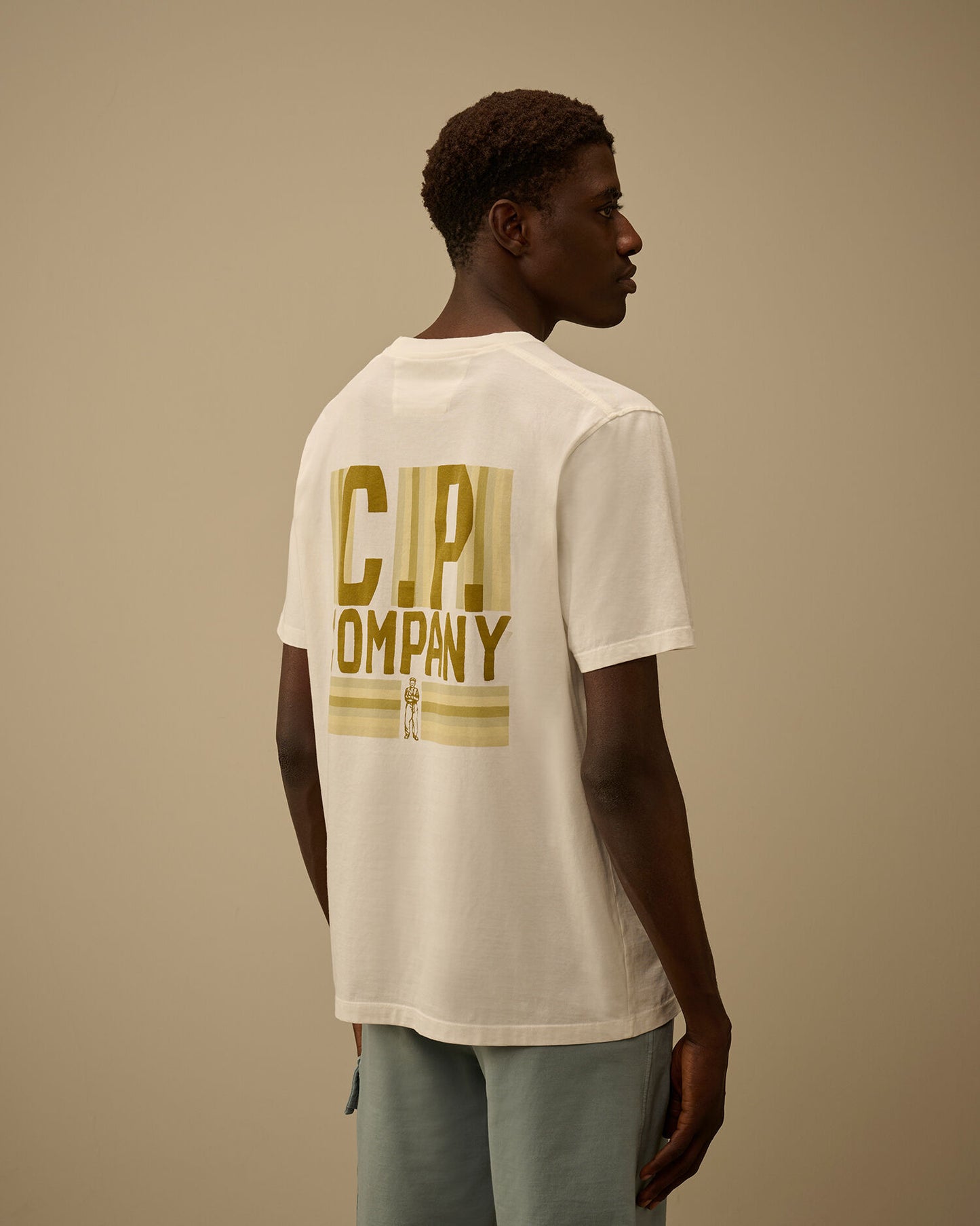 T-shirt short sleeve jersey bianca