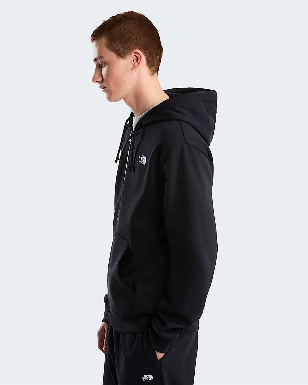 Felpa full zip simple dome Evolution nera