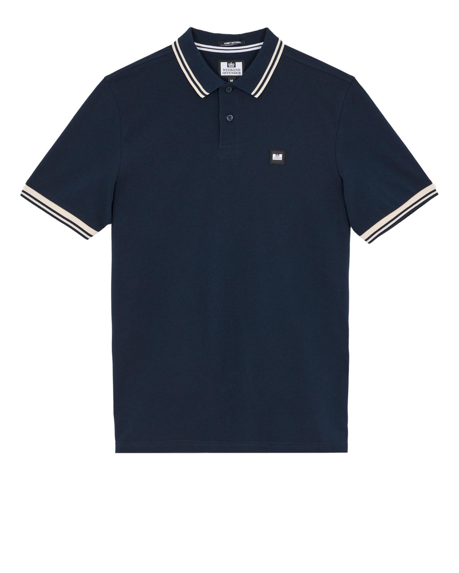 Polo Levanto blu navy/alabastro