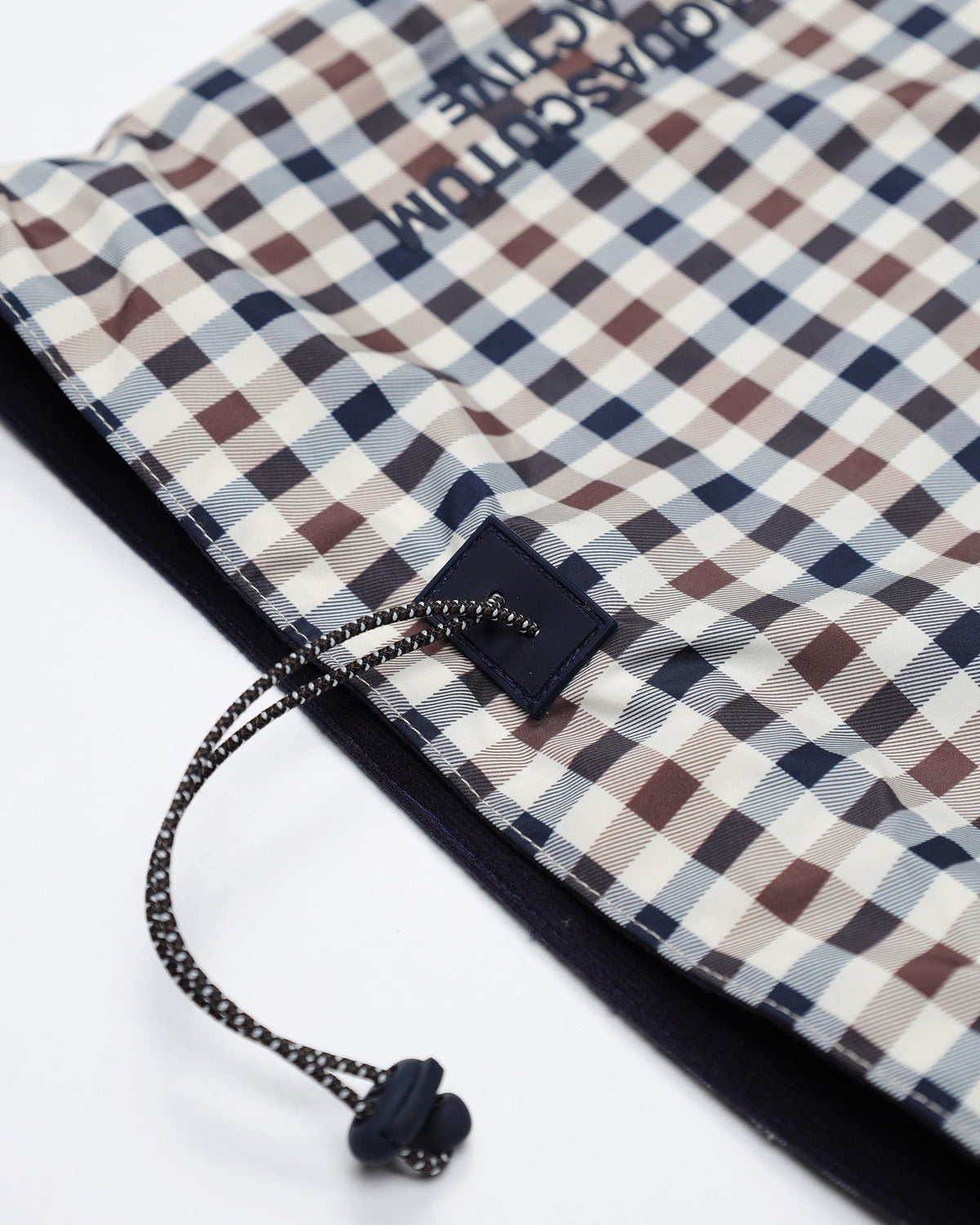 Scaldacollo reversibile check/navy