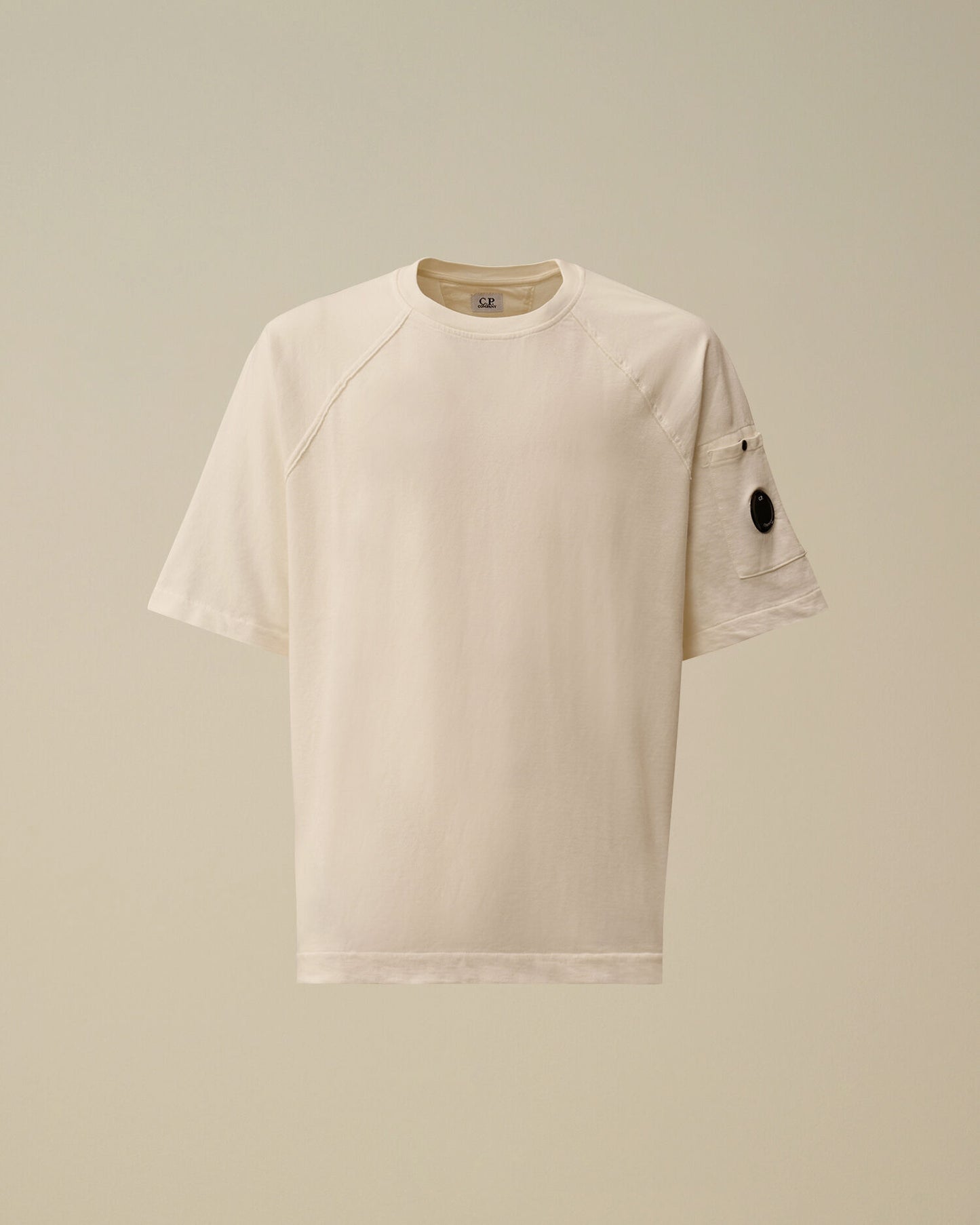 Raglan Lens t-shirt bianca
