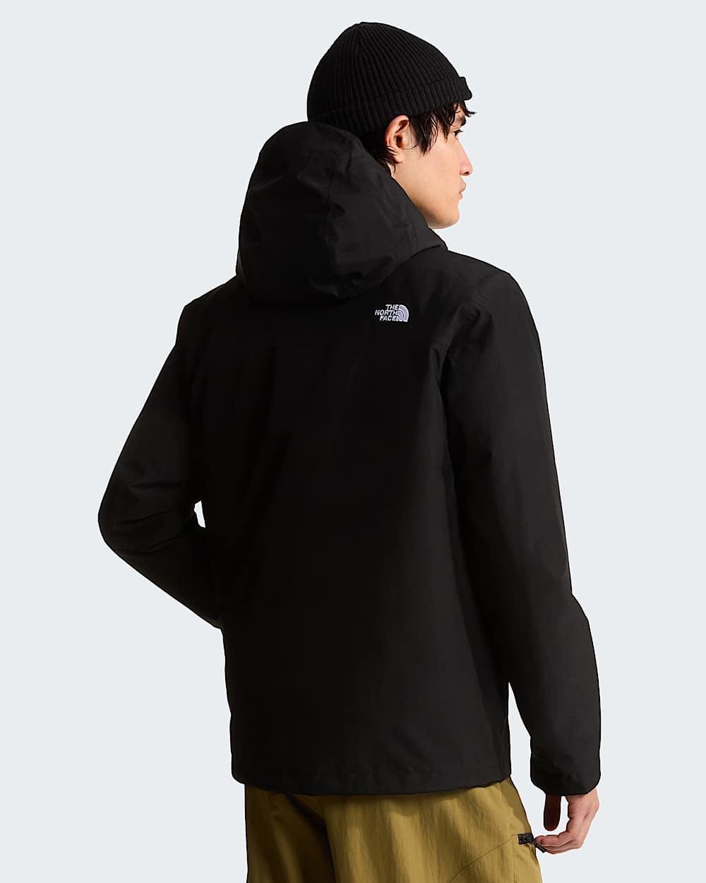 Carto mono triclimate hooded jacket nera