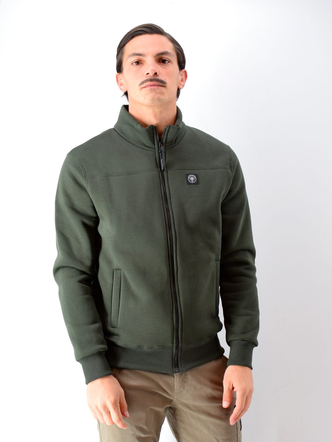 Felpa venator verde militare