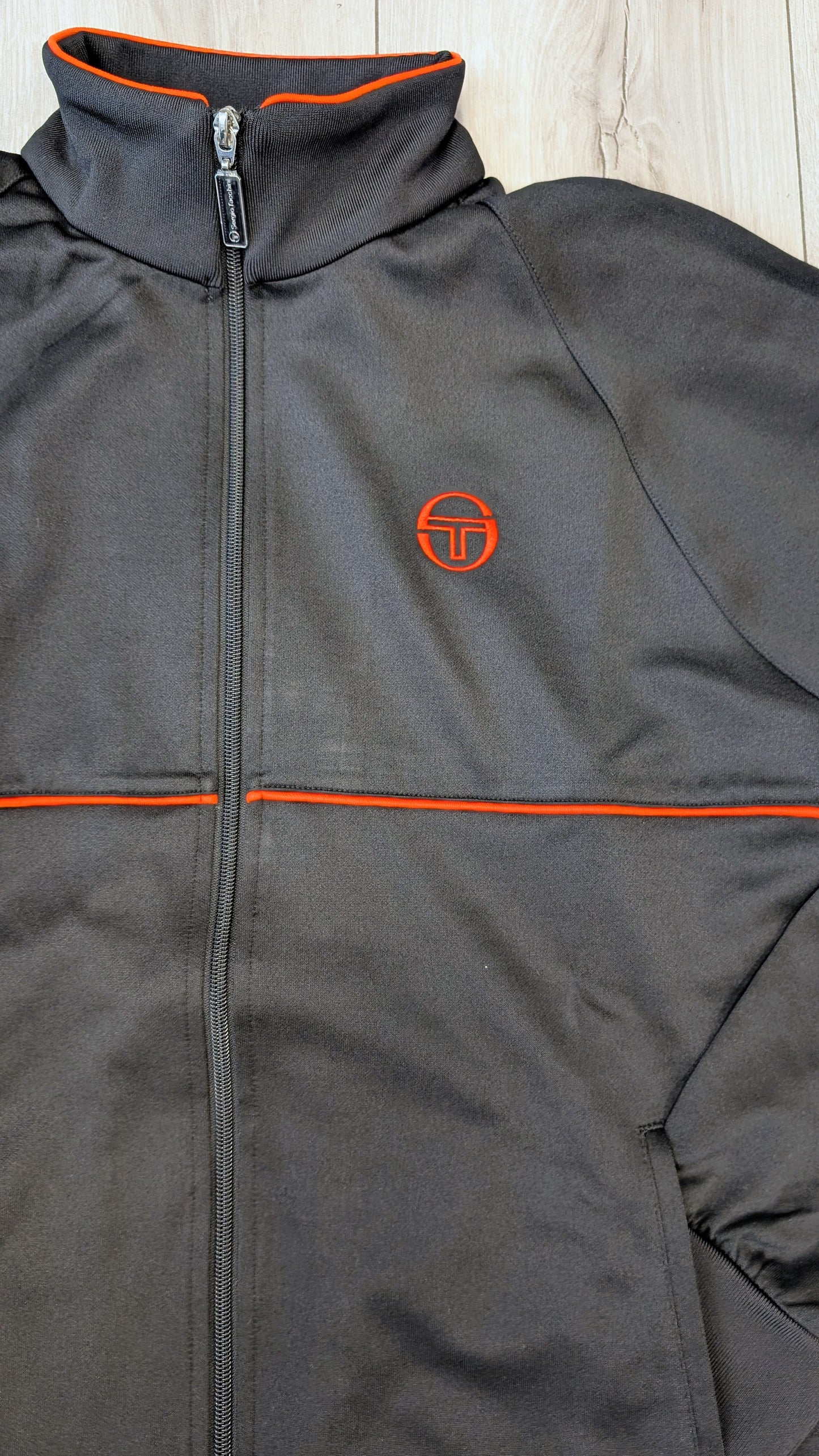 Felpa track top Orion black/red