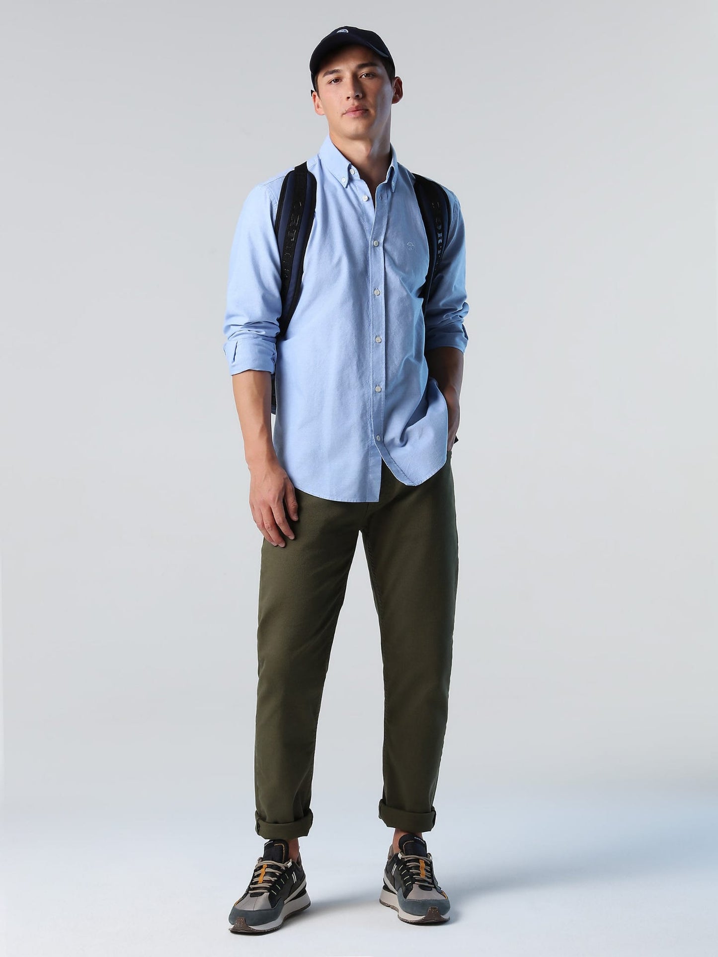 camicia celeste