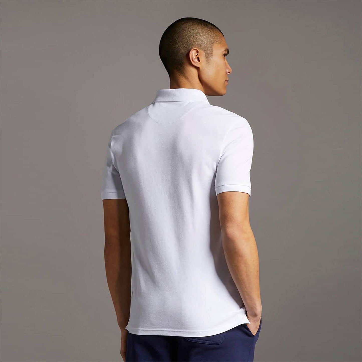 Plain Polo bianca