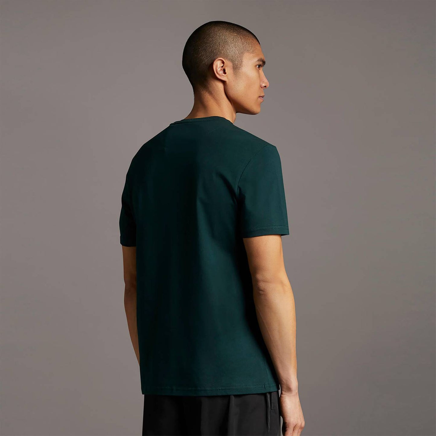 Plain T-shirt dark green