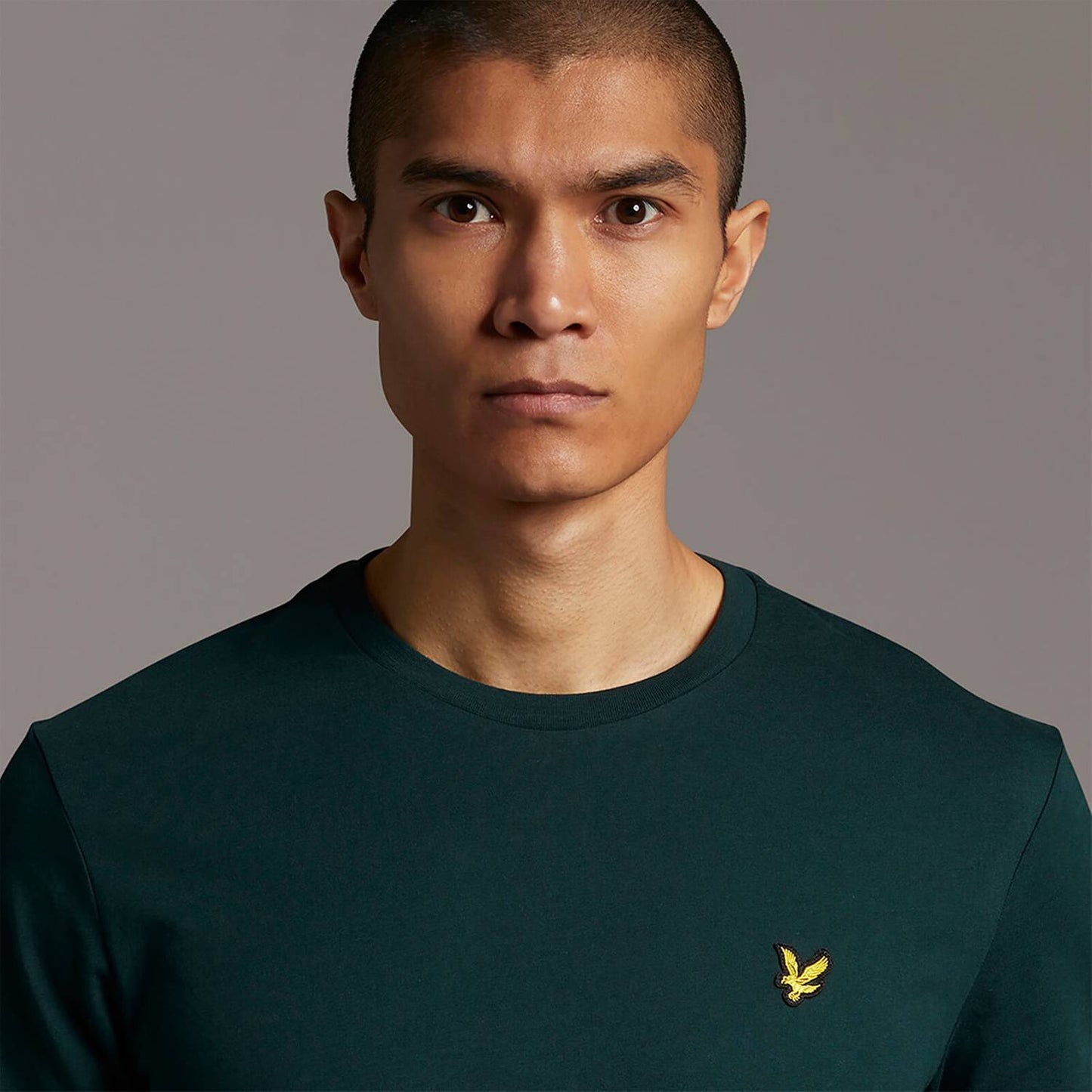 Plain T-shirt dark green